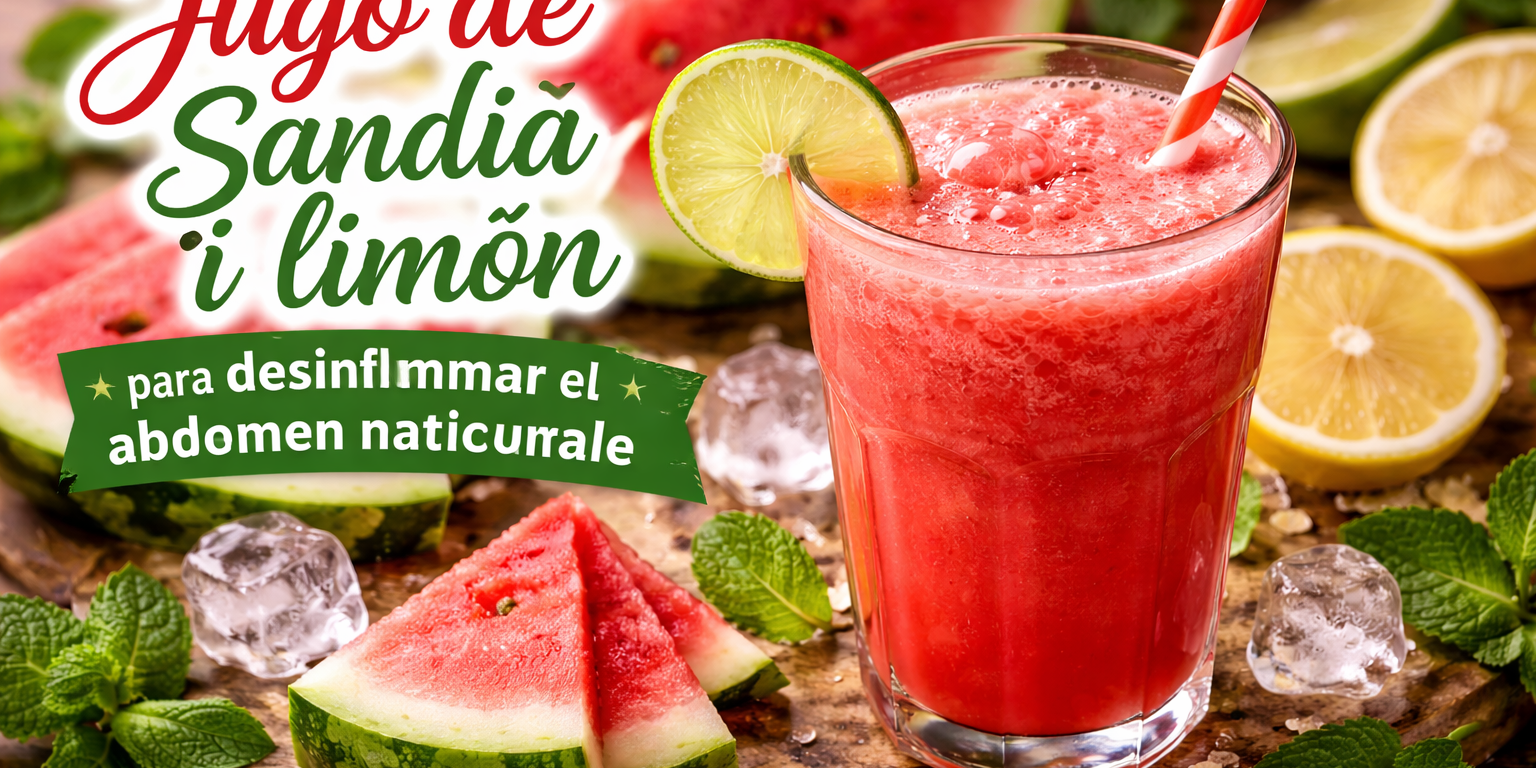 jugo-de-sandia-y-limon-para-desinflamar-el-abdomen-naturalmente