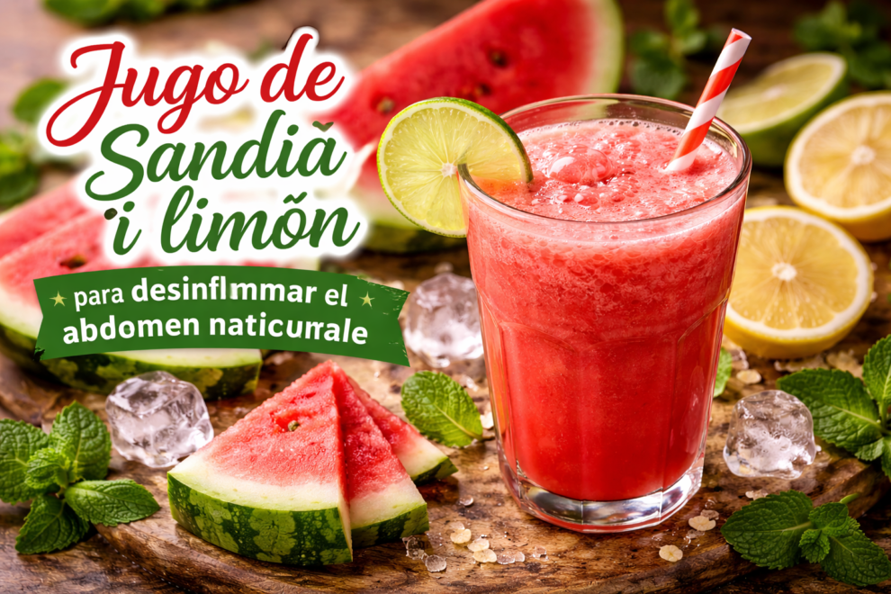 jugo-de-sandia-y-limon-para-desinflamar-el-abdomen-naturalmente